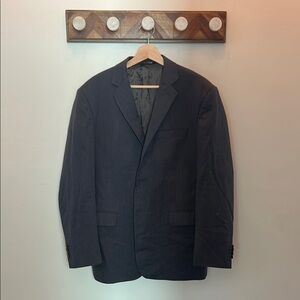 Yves Saint Laurent Dark Grey Sport Coat with Structured Tailoring